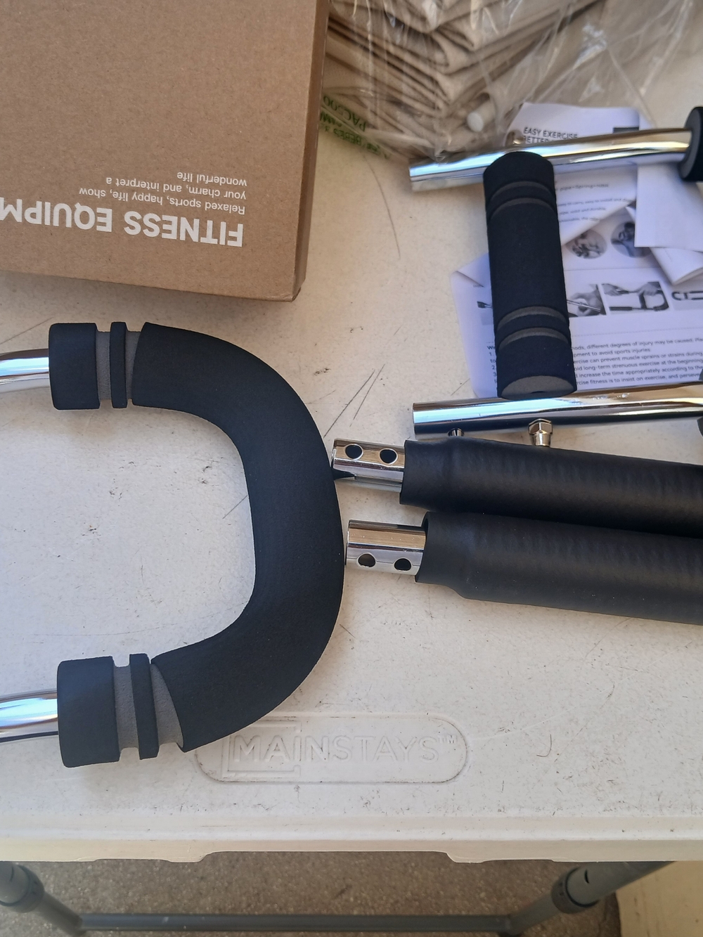 Arm & Chest Muscle Builder Resistance Trainer - Black with Teal Accents - Picture 4 of 7